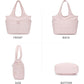 Quilted Puffer Tote Bag for Women