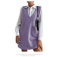 She Sweater Knit Pinafore Dress