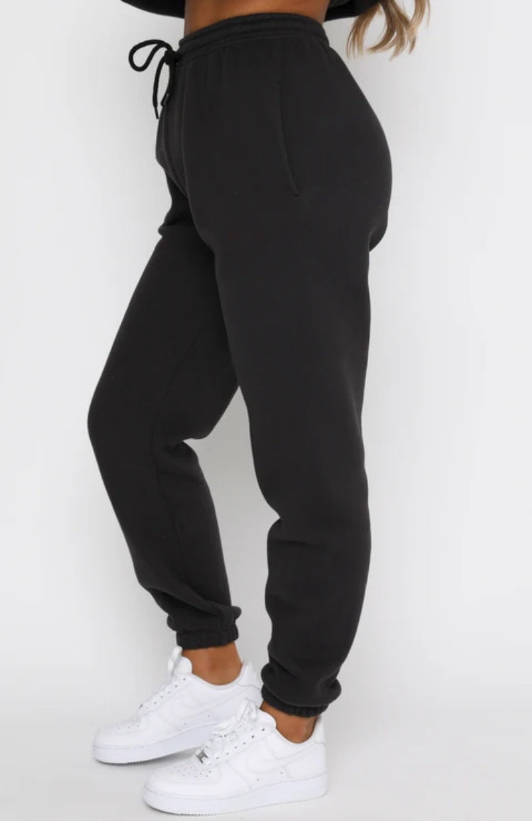 Round Neck Sweatshirt + Pants Suit