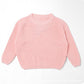Hand Embroidered Personalized Name Chunky Knit Sweater