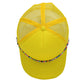 Multicolor Beaded Band Black Trucker Hat