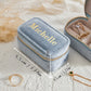 Custom Name Mini Velvet Jewelry Case