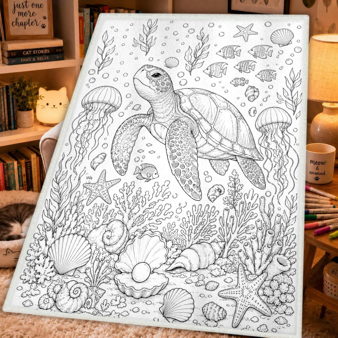 DIY Coloring Blanket