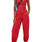 Camisole Tracksuit Jumpsuit with Pockets