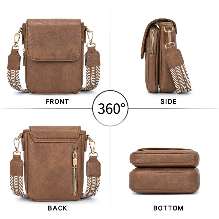 Vegan Leather Cell Phone Bags Wallet Purses