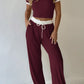 Cozy Ribbed Lounge Set