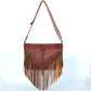 Studded Soft Leather Tassel Bag