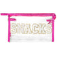 Clear PVC Patch Makeup Bag