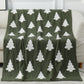 Half Fleece Christmas Blanket