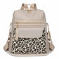 Two Tone Leopard Backpacks