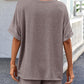 Laid-back Short Sleeve Boxy T-shirt & Short Casual Set