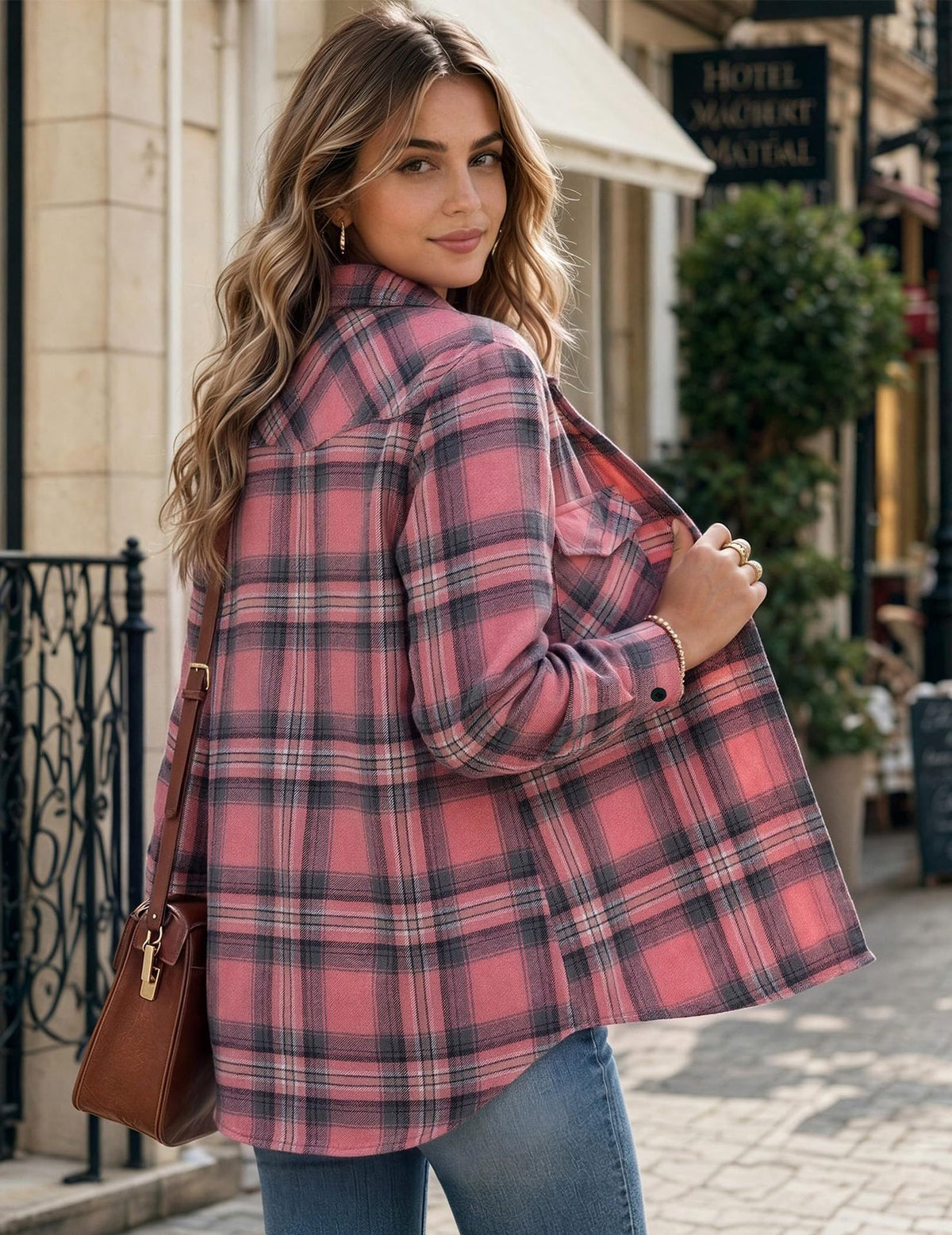 Long Sleeve Plaid Shirt