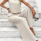 Bamboo Silk Vest And Long Pants Set