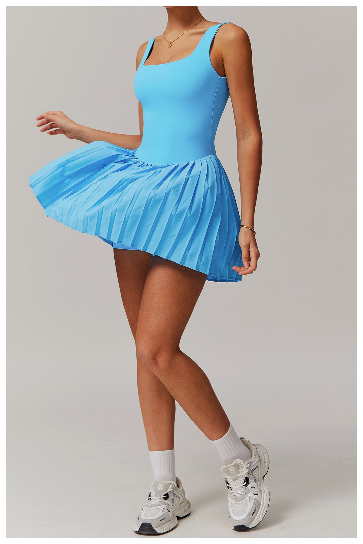 Contour Mini Dress Tennis Dress with Inside Shorts and Pockets
