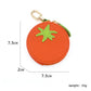 Cute Embroidered Leather Fruit-Shaped Chili Pepper Coin Purse