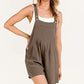 Solid Color Cotton & Linen Jumpsuit