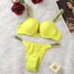 Rhinestone Strap Underwear + Panty Set