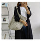 Large Capacity Striped Tote Bag