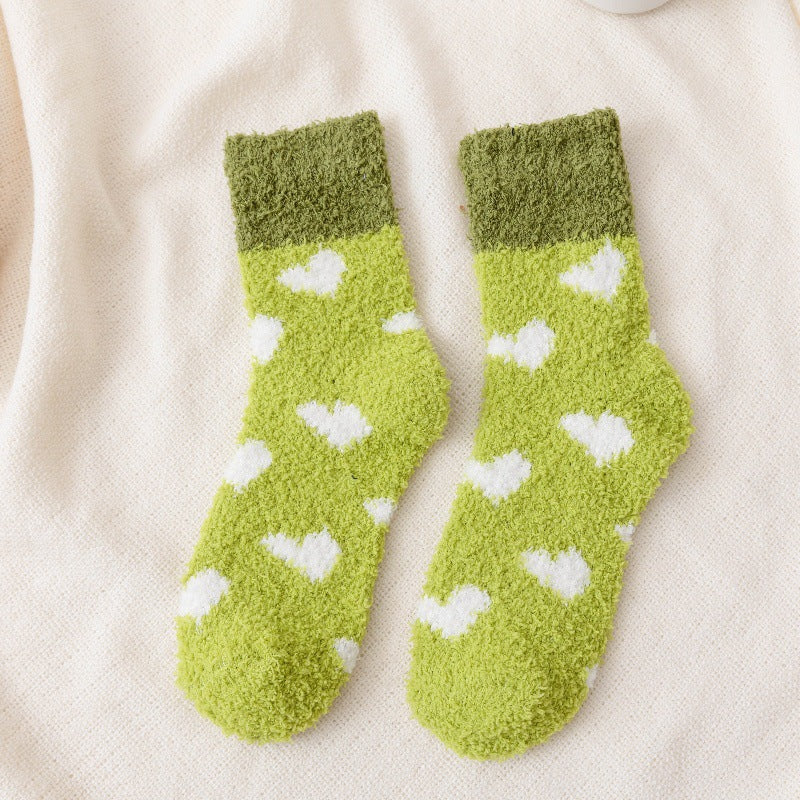 Valentine Socks Heart Print Socks