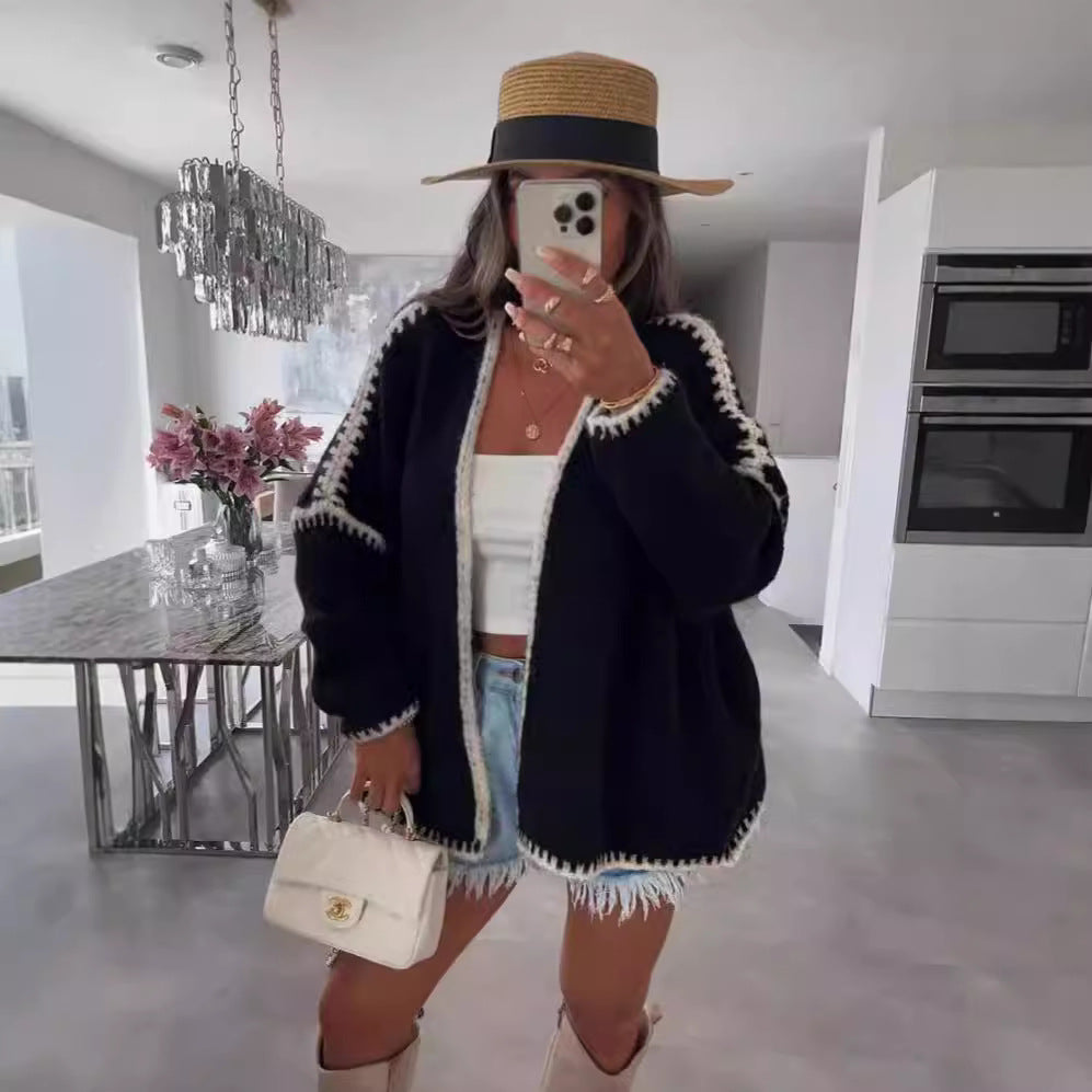 Knitted Sweater Jacket