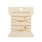 Boho 2-in-1 Hair Tie & Bracelet Set (5-Piece Pack)