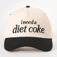diet coke Color-blocked Baseball Cap Flat Cap