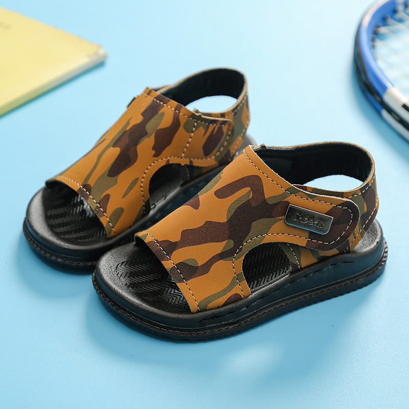 Children's Vagen Leather Beach Sandles