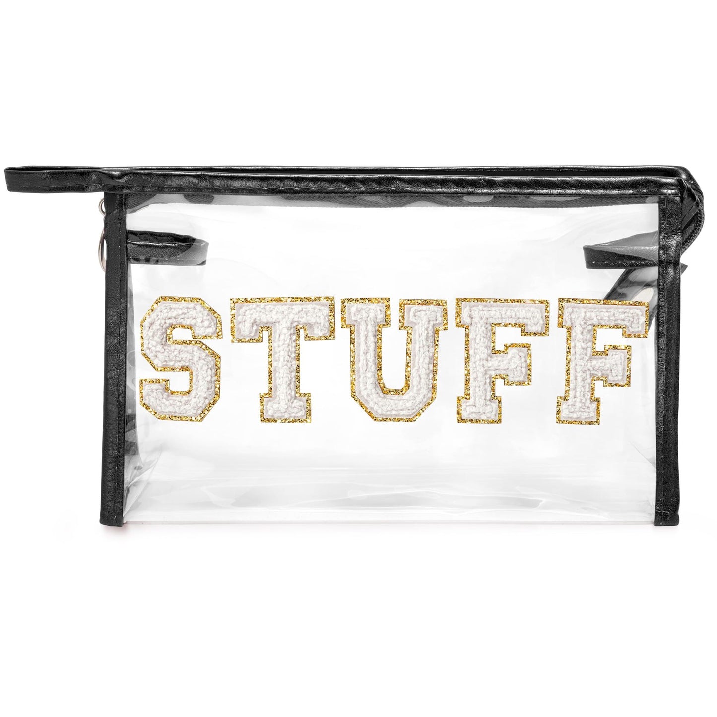 Clear PVC Patch Makeup Bag