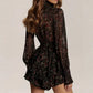 High Waisted Long Sleeved Dress