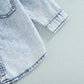 Children's Denim Hooded Jacket
