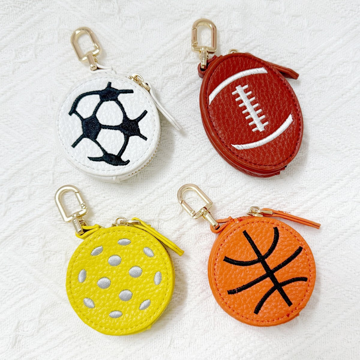 Mini Coin Purse / Football Basketball Rugby Pickleball