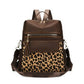 Two Tone Leopard Backpacks