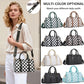 Checkered Boston Bag
