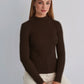 Basic Solid Color Half Turtleneck Sweater