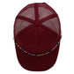 Multicolor Beaded Band Black Trucker Hat