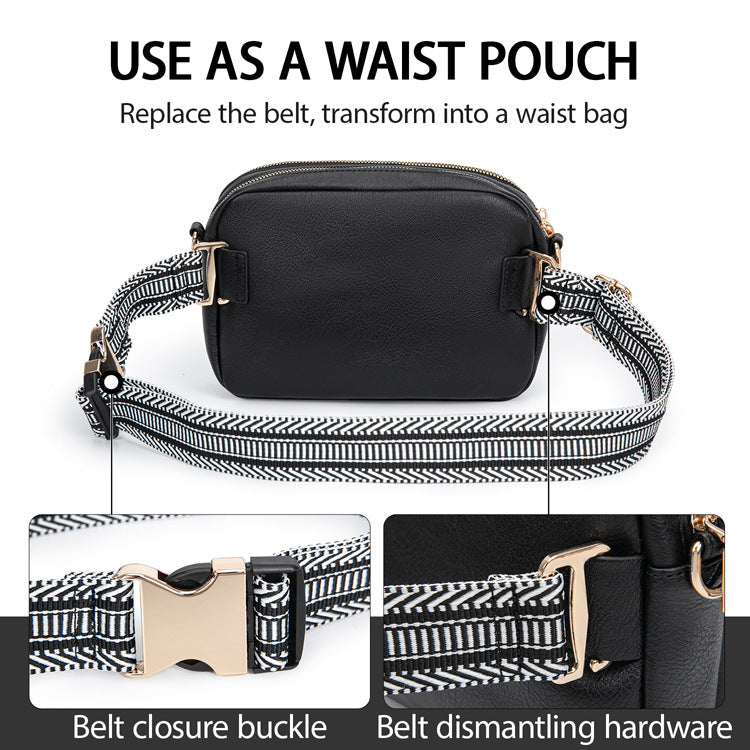Checkered Crossbody Bags-Upgraded Anti-Theft Buckle