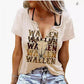 Western V-neck Tank Top