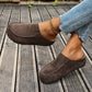Suede Moccasin Slip-On Mule Clogs