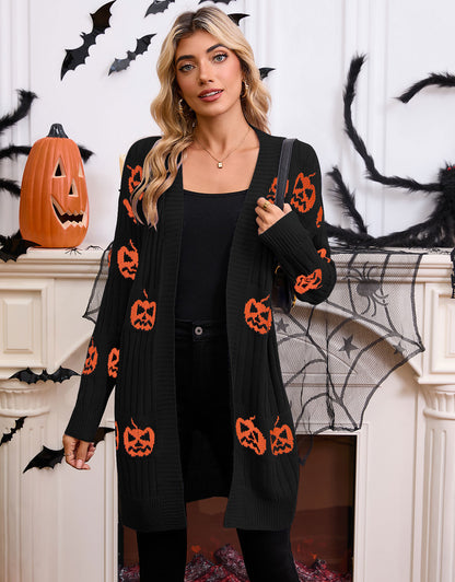 Halloween Knitted Cardigan Jacket