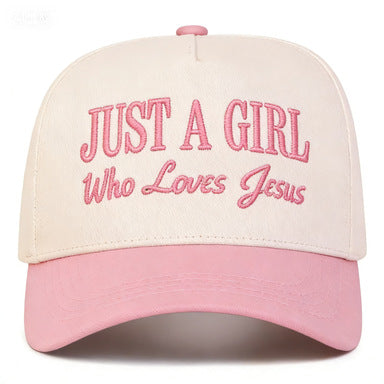 Just A Girl Who Loves Jesus Trucker Hat