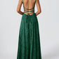 Floral Spaghetti Strap Maxi Dress