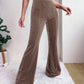 High Waisted Corduroy Flared Pants