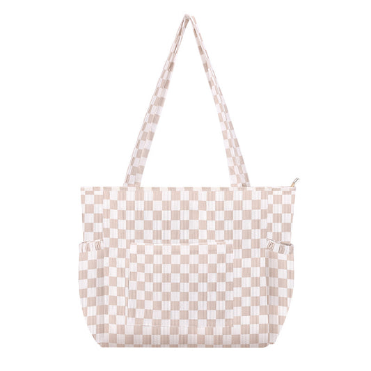 Multiple Pockets Corduroy Bag