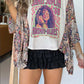 Loose Printed Top for Women