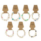 4-Piece Set Of Beaded Elastic Bracelets