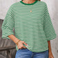 Striped Back Bow Tie T-Shirt