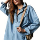 Long-sleeved Coat V-neck