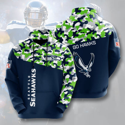 Kids Printed Rugby Pullover Sweatshirt-NFL