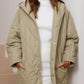 Diamond Plaid Hooded Jacket