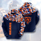 Printed Rugby Pullover Sweatshirt-NFL